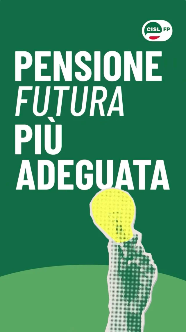 Dal 1° luglio, nel settore privato, sono cambiate le regole della #previdenza complementare.

Comprendere cosa cambia è fondamentale per fare scelte consapevoli sul proprio futuro previdenziale.

La CISL FP è al fianco delle lavoratrici e dei lavoratori anche attraverso l'informazione, perché conoscere i propri diritti è il primo passo per tutelarli.

▶️ Guarda il video e scopri le principali novità.

#CislFP #Sindacato #PrevidenzaComplementare #Lavoro