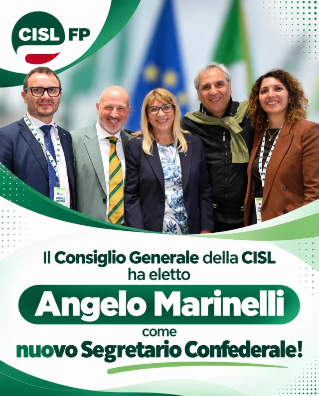 Ci sono persone che non si limitano a ricoprire un ruolo, ma diventano un punto di riferimento. Per tutti. Angelo Marinelli è una di queste.

Dal 2017, Angelo ha rappresentato una presenza solida, autorevole e generosa nella Segreteria nazionale della CISL FP. Anni di impegno, di sfide condivise, di #responsabilità affrontate insieme, mettendo sempre a disposizione della nostra grande #comunità le sue competenze, la sua passione e un profondo senso di appartenenza.

Oggi si apre per lui un nuovo, importante capitolo: porterà la sua esperienza e il suo valore nella #CISL, da segretario confederale e nella squadra della nostra Segretaria Generale, Daniela Fumarola.

Un riconoscimento significativo al suo percorso, ma anche a tutta la comunità della Funzione Pubblica, che mette le proprie energie, le proprie competenze e la propria storia al servizio del rafforzamento dell’azione confederale.

Caro Angelo, siamo orgogliosi di te e del cammino che abbiamo fatto insieme. E siamo ancora più felici di sapere che questo cammino continuerà. 

Perché cambiano i ruoli, cambiano le responsabilità, ma non cambia ciò che ci unisce: la fiducia, la condivisione, la passione per il #sindacato e la consapevolezza di essere parte della stessa grande squadra.

Da tutta la Segreteria nazionale CISL FP, un abbraccio e l’augurio più sincero di buon lavoro!